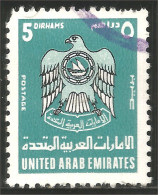 894 United Arab Emirates 5 Dirhams Armoiries Coat Of Arms (UAE-18) - Timbres