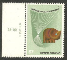 917 United Nations Unies Elephant Elefante Norsu Elefant Olifant MNH ** Neuf SC (UNN-65) - Elefantes