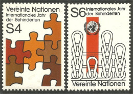 917 United Nations Unies Handicappés Handicaped MNH ** Neuf SC (UNN-57) - Handicap