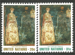 917 United Nations Unies Murale Église Boyanna Church Mural MNH ** Neuf SC (UNN-36b) - Cristianismo