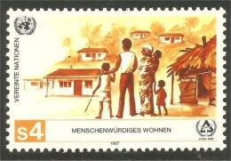 917 United Nations Unies Shelter Abri Family Homes Maison Famille MNH ** Neuf SC (UNN-25) - Otros & Sin Clasificación