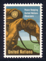 917 Nations-Unies NY Observers Peace Keeping Observateur Paix MNH ** Neuf SC (UNN-3a) - VN