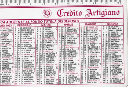 Calendarietto - Credito Artigano - Anno 1993 - Petit Format : 1991-00