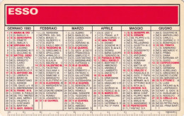 Calendarietto - ESSO - Concessionario Unico - S.quirico - Genova - Anno 1993 - Petit Format : 1991-00