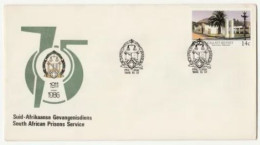 1986 SOUTH AFRICA 75th Anniversary Of The South African Prisons Service Commemorate FDC - FDC