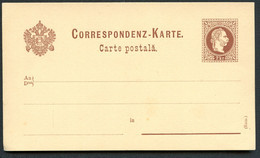 ÖSTERREICH Postkarte P32 NEUDRUCK 1892 Kat. 40,00 € - Cartes Postales