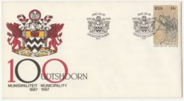 1987 SOUTH AFRICA The Centenary Of Oudtshoorn Commemorative Cover - FDC