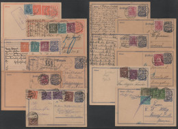 DR - INFLA / 20 GELAUFENE GANZSACHEN / 2 BILDER (ref 6425) - Postcards