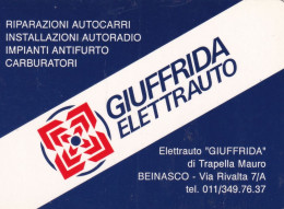 Calendarietto - Giuffrida Elettrauto - Beinasco - Anno 1993 - Petit Format : 1991-00