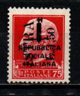 ITALIA - OCCUPAZIONE MILITARE JUGOSLAVA - ISTRIA-POLA - 1945 - CON SOVRASTAMPA - SENZA GOMMA - Jugoslawische Bes.: Istrien