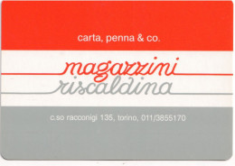 Calendarietto - Magazzini Riscaldina - Torino - Anno 1993 - Petit Format : 1991-00