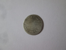 Sao Tome And Principe 1 Tostao=100 Reis 1853-1861 Silver/Argent 917 Countermark Coin King Pedro V - Santo Tomé Y Príncipe