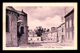 49 - CHEMILLE - RUE NATIONALE ET VIEILLE EGLISE - Chemille