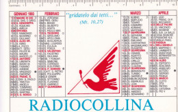 Calendarietto - RADIO - Collina  Costabissara - Vicenza - Anno 1993 - Petit Format : 1991-00