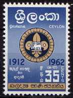 Ceylon 50 Jahre Pfadfinder-Bewegung 1962 **    (8577 - Other & Unclassified