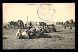 ALGERIE - SAHARA - COLOMB-BECHAR - CAMPEMENT DES CARAVANS - Bechar (Colomb Béchar)