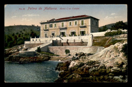 ESPAGNE - PALMA DE MALLORCA - HOTEL C'AS CATALA - CARTE COLORISEE - Palma De Mallorca