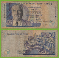 MAURITIUS - 50 RUPEES BANKNOTE 2006 Pick 50d VG (5)   (19473 - Andere - Afrika
