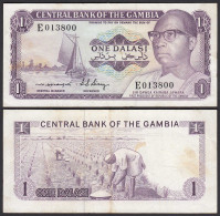 Gambia 1 Dalasi Banknote ND (1971-87) Pick 4c VF (3) Sig 4  (25325 - Other - Africa