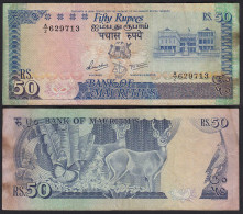 Mauritius - 50 Rupees Banknote (1986) Pick 37a F (4)    (25358 - Andere - Azië