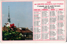 Calendarietto - SAIE - Del Gruppo Società San Paolo - Catania - Anno 1993 - Petit Format : 1991-00