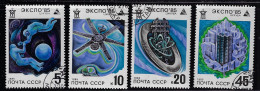 RUSSIA 1985  SCOTT #5341-5344  USED - Gebruikt