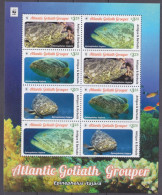 2016 Antigua And Barbuda 5389-5392strip WWF - Marine Fauna 24,00 € - Unused Stamps