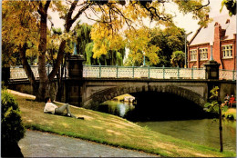 3-4-2024 (4 Y 46) New Zealand - River Avon In Christchurch (and Bridge) - New Zealand