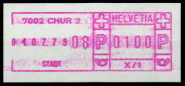 SCHWEIZ SCHALTERFREISTEMPEL Nr SFS1979 CHUR Postfrisch X7E6542 - Automatenzegels