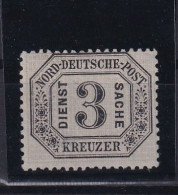 NORDDEUTSCHER POSTBEZIRK 1870 - MLH - Mi 8 - Dienst - Altri & Non Classificati