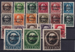 BAYERN 1919 - Canceled - Mi 116-133 - Complete Set! - Other & Unclassified