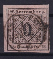 WÜRTTEMBERG 1851 - Canceled - Mi 4 - Otros & Sin Clasificación