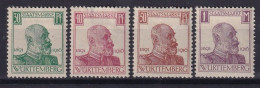 WÜRTTEMBERG 1916 - MLH - Mi 247-250 - Other & Unclassified