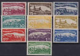 WÜRTTEMBERG 1920 - MLH - Mi 272-282 - Otros & Sin Clasificación