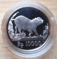 Indonesia, 10.000 Rupees 1987 - Silver Proof - Indonésie
