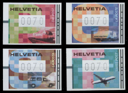 SCHWEIZ AUTOMATENMARKEN 2001 Nr 11-14 Postfrisch X64BF16 - Automatic Stamps