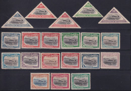 F-EX42407 PORTUGAL MOZAMBIQUE 1935 AIR MAIL AIRPLANE AVION STAMPS LOT. - Mozambique