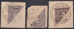 F-EX42763 MACAU CHINA PORTUGAL COLONIES HALF USED STAMPS LOT.  - Other & Unclassified