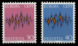 SCHWEIZ 1972 Nr 969-970 Postfrisch X66F026 - Unused Stamps