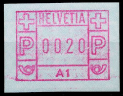 SCHWEIZ AUTOMATENMARKEN A1 Nr 1A1 Ungebraucht X67959E - Automatic Stamps