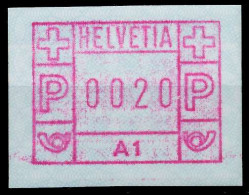 SCHWEIZ AUTOMATENMARKEN A1 Nr 1A1 Ungebraucht X67959E - Timbres D'automates