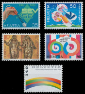 SCHWEIZ 1989 Nr 1397-1401 Postfrisch S2D9FE6 - Nuevos