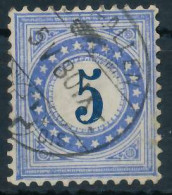 SCHWEIZ PORTOMARKEN 1878 Nr 4I Ka Gestempelt X6B61EA - Strafportzegels