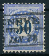 SCHWEIZ PORTOMARKEN 1878 Nr 7I Ka Zentrisch Gestempelt X6B620A - Postage Due
