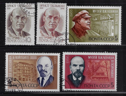 RUSSIA 1986 SCOTT #5446-5450  USED - Gebraucht