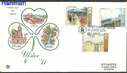 United Kingdom Of Great Britain & Northern Ireland 1971 Mi 574-576 FDC  (FDC ZE3 GBR574-576a-adr) - Other
