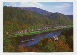 AK 211513 GERMANY - Blick Vom Hirschgrund Auf Schmilka Und Großen Winterberg - Schmilka