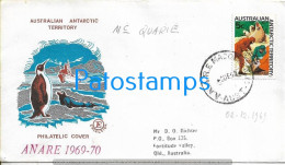 226286 AUSTRALIA COVER ANTARCTIC TERRITORY PENGÜIN CANCEL YEAR 1969 NO POSTCARD - Autres & Non Classés