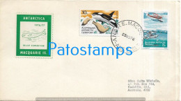 226293 AUSTRALIA MACQUARIE COVER ANTARCTIC TERRITORY CANCEL YEAR 1976 NO POSTCARD - Autres & Non Classés