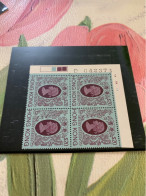 Hong Kong Stamp Definitive MNH Block Number Crown To Right Watermark - Neufs